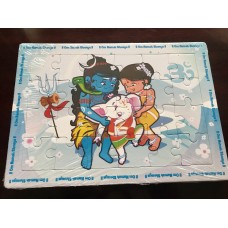 Ganesha's World - 24 piece jigsaw puzzle | Ganesh, Shiva, Paravati Hindu Gods Puzzle for children | gifts for young children | Diwali gift
