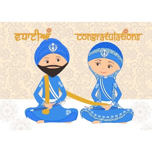 Sikh Wedding day - Amritdhari Couple
