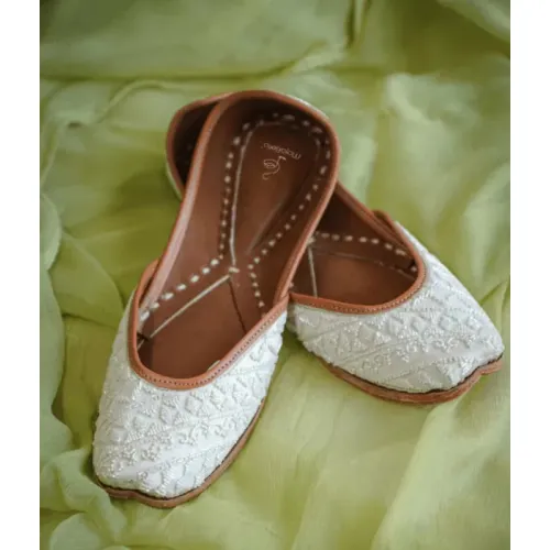 White Sugar Ballerina Jutti