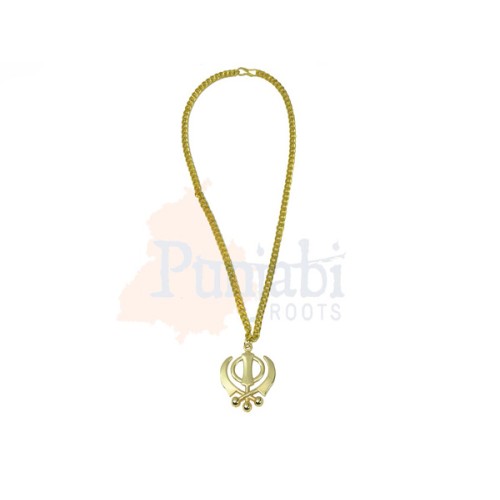 Khanda Necklace Gold - Medium