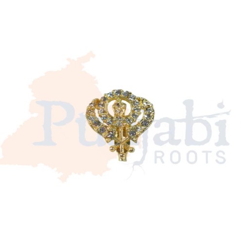 Khanda Badge Gold - Medium