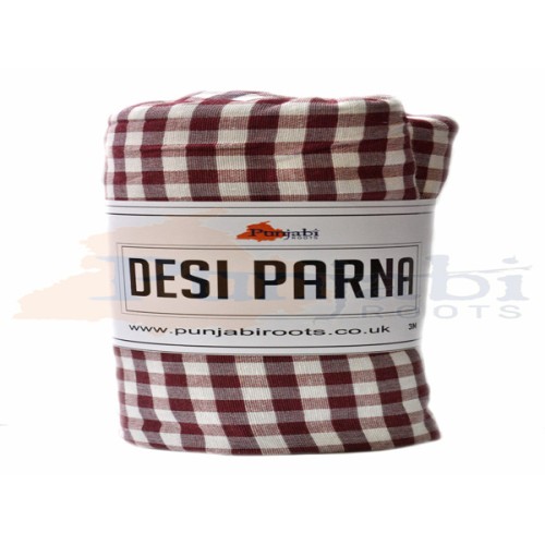 Burgundy & White Parna