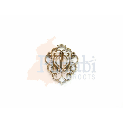 Khanda Pin - Small (silver colour)