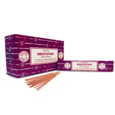 Satya Nag Champa Meditation Series - Incense Agarbatti sticks 15gms - Meditation Fragrance