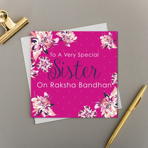 To A Very Special Sister On Raksha Bandhan - Rakhri Card