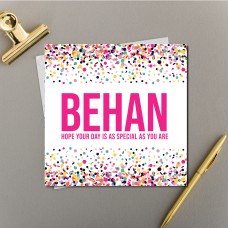 Behan Hope Your Day Is As Special As You Are - Rakhri card