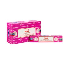 Satya Nag Champa Meditation Series - Incense Agarbatti sticks 15gms - Rose Fragrance