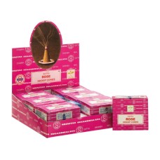 Satya Nag Champa Meditation Series - Incense Dhoop Cones - Rose Dhoop