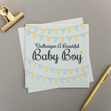 Vadhaiyan A Beautiful Baby Boy - New Born Card