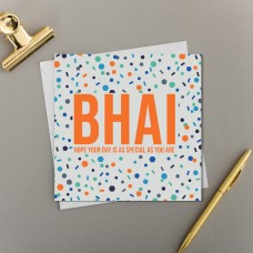 Bhai Hope Your Day Is As Special As You Are - Birthday Card