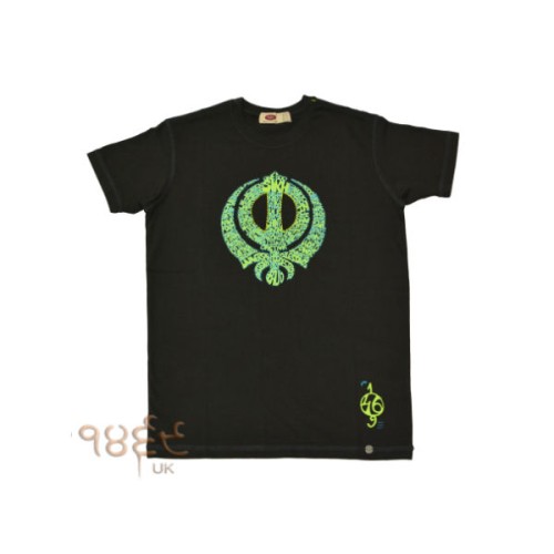 Khanda (with text) - Lamp - T-Shirt