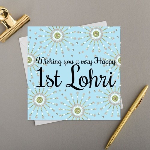 Wishing You A Very Happy 1st Lohri - Him 1st Lohri Card