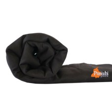 Rubia Black Turban Dastaar