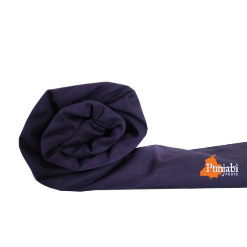 Rubia Navy Blue Turban Dastaar