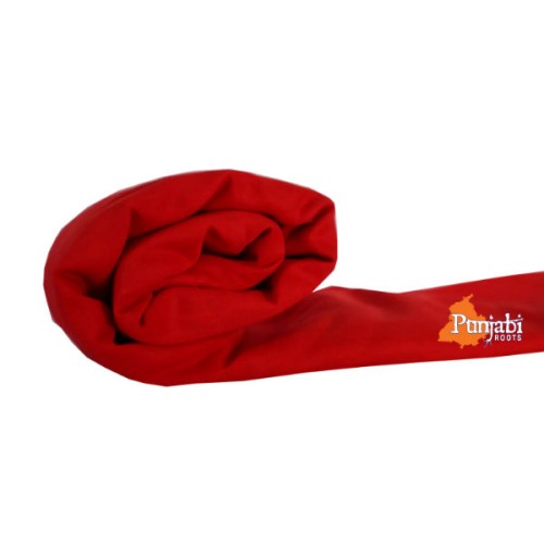 Rubia Red Turban Dastaar