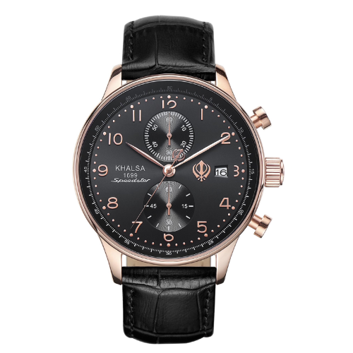 Speedster Midnight Black - Khalsa 1699 Watch