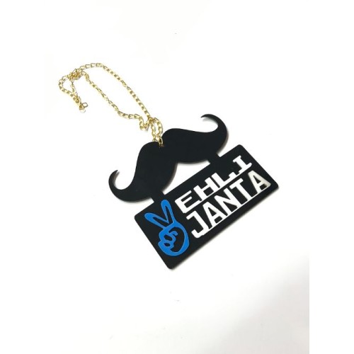 Vehli Janta - Moustache 3d Car Hanging