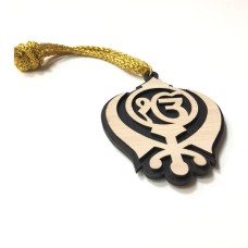 Wooden Ek Onkar Khanda