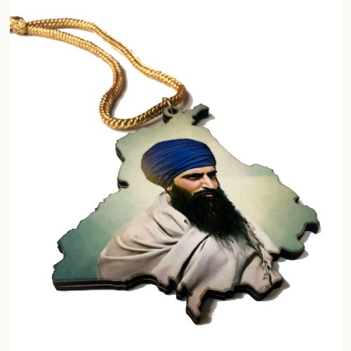 Sant Jarnail Singh Ji Khalsa Bhindrawale 3 - 3D Car Hanging