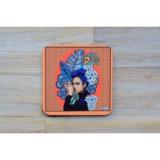 Afro American Girl Coaster By Artist Msdre