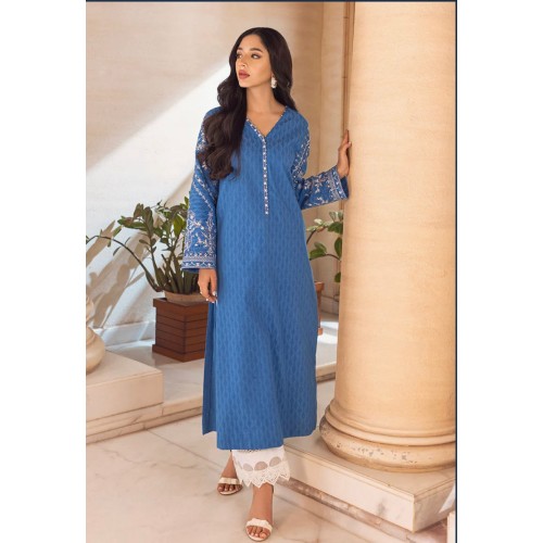 Blue long kurta