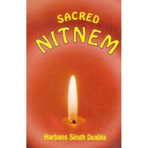 Sacred nitnem - deluxe edition (punjabi english) [hardcover]