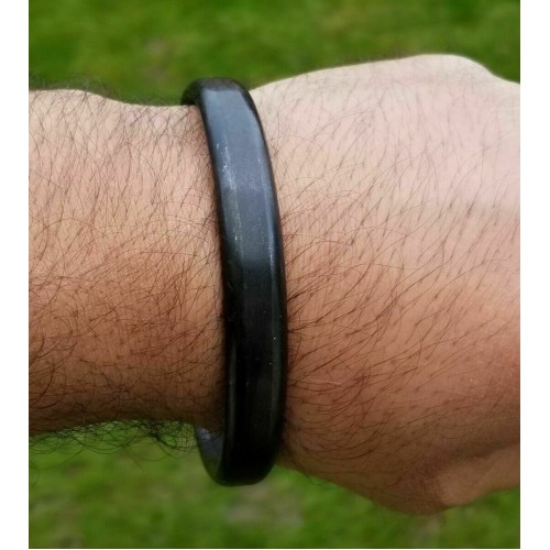 Sarbloh bangle black kara pure iron sikh smooth kada heavy singh kaur khalsa h18