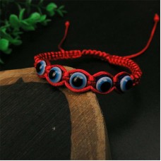 Unisex turkey glass bead evil eye protection talisman charms red bracelet amulet