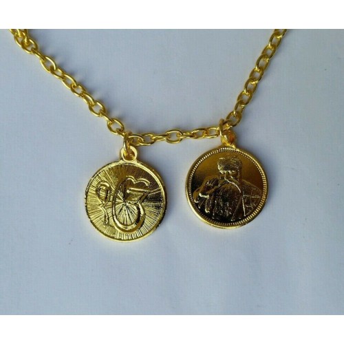 Punjabi sikh ek onkar guru nanak ji guru gobind ji photo pendants in chain c15