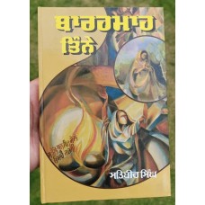 Bara maha tinney principal satbir singh punjabi literature panjabi book b57 new
