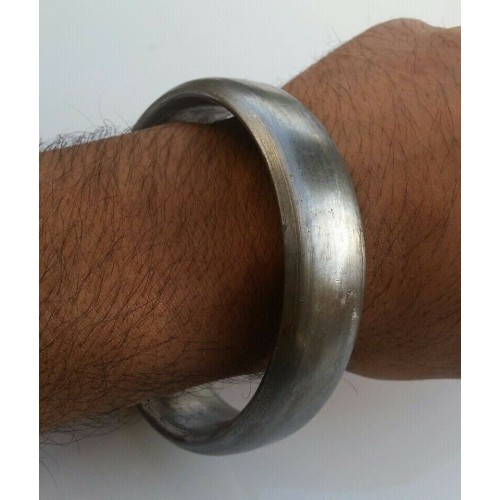 Sarbloh pure iron steel smooth sikh singh khalsa taksali chunky kara kada d12