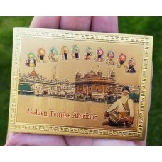 Sikh ten guru baba deep singh golden temple fridge magnet souvenir collectible r