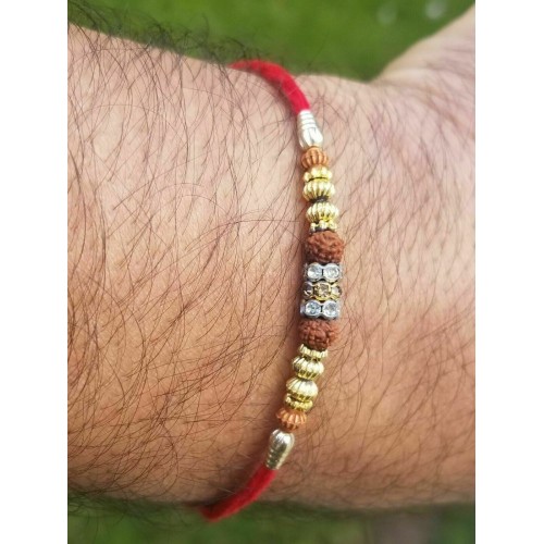 Hindu red thread evil eye protection stunning bracelet luck talisman amulet fg1