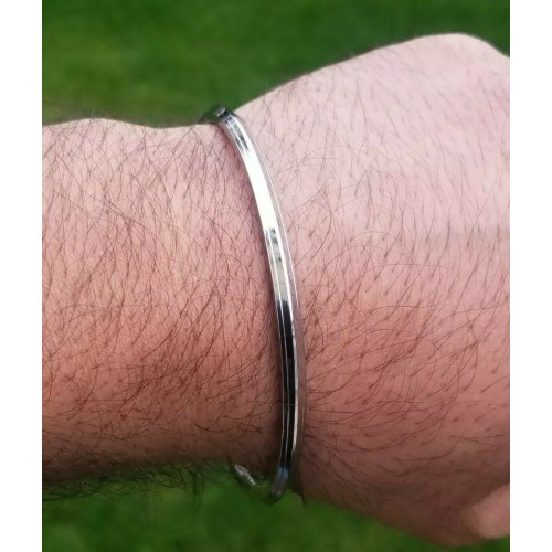 Stainless Steel Kara Lines Thin Kada Sikh Bracelet Singh Kaur Khalsa bangle Q2