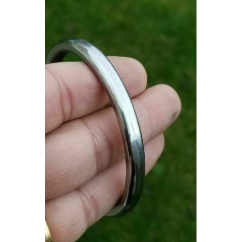 New sarbloh pure iron sikh singh kaur flat kada khalsa 5ks kakar kara bangle g12