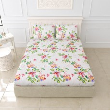 Dream Beddings BLOSSOM FLOSSOM Fitted Sheet - Vivid Spring Style in Cotton Material