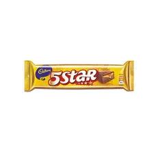 Cadburys 5 Star Caramel and Nougat Chewy Chocolate Bars | 2 Pack, 24g each | Delicious Chocolate with Gooey Caramel and Fluffy Nougat