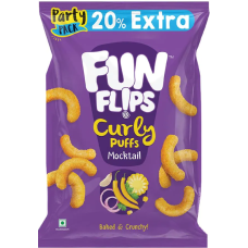 Fun Flips Curly Puffs Mocktail | 62.5g | Vegetarian