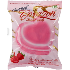 Hartbeat Corazon Love Candy - Strawberry Flavour | Pack of 20 | Vegetarian