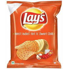 Lays Crisps - West Indies Hot & Sweet Chilli (50g, Vegetarian) - Unbeatable Flavour