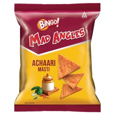 Bingo Mad Angles - Achaari Masti - Vegetarian - (130g, Pack of 1)