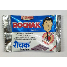 Visakha Rochak Chewable Candy Tablet | Tasty Salty | 20 Pack | Vegetarian