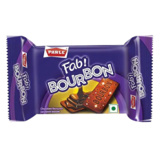Parle Fab Bourbons | Chocolate Cream Biscuits | Vegetarian |