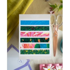 This is Home' 6-Washi tape Style Paper Sticker Sheet