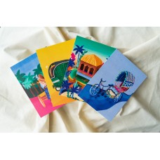 Life in Colour' Postcard Set of 4