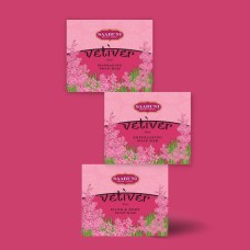 Vetiver Handmade Natural Soap Bar Collection Set with 3 Soap Bars