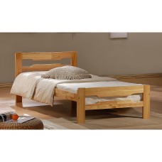 Amelia Solid Wood Single Bed White