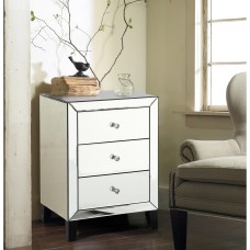 Augustina Nightstand Mirror 3 Drawer