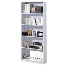 Arctic Book Shelf 5 Shelves White 005626A