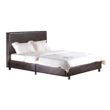 Fusion PU Single Bed Brown